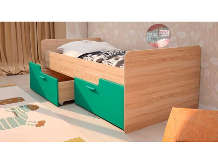 Кровать Умка К-001 с ящиками МДФ, спальное место 160х80 см